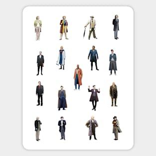 The Complete Dr Who Incarnations Magnet
